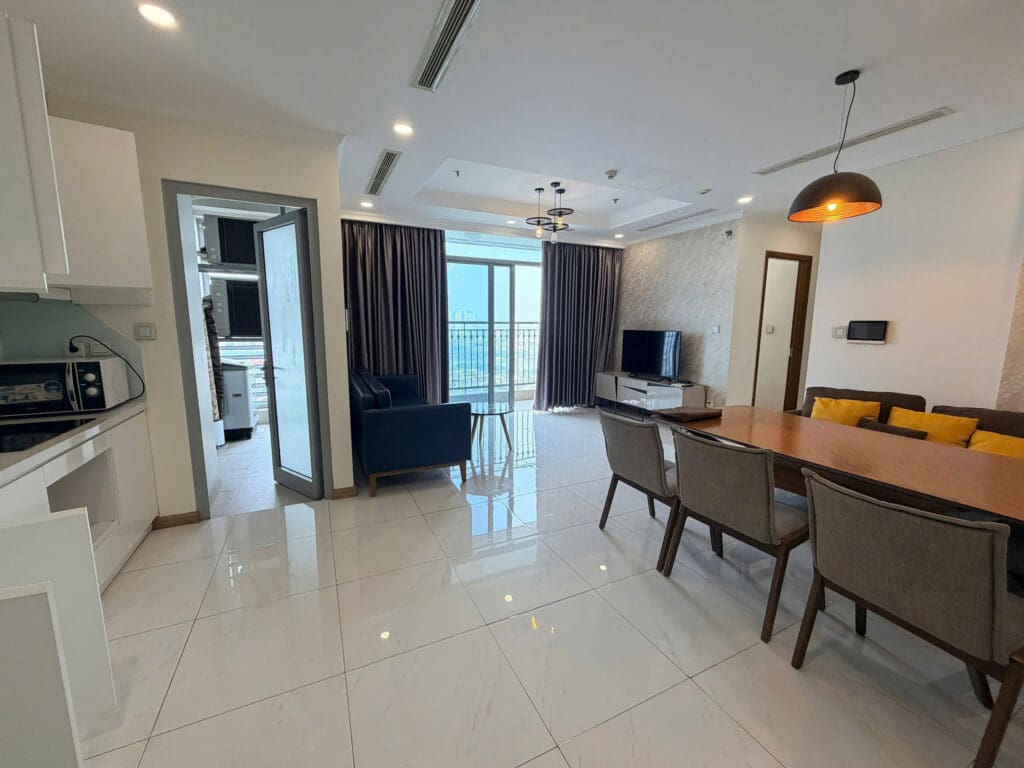 Cho thuê căn hộ 2PN Landmark 6 view trực diện sông