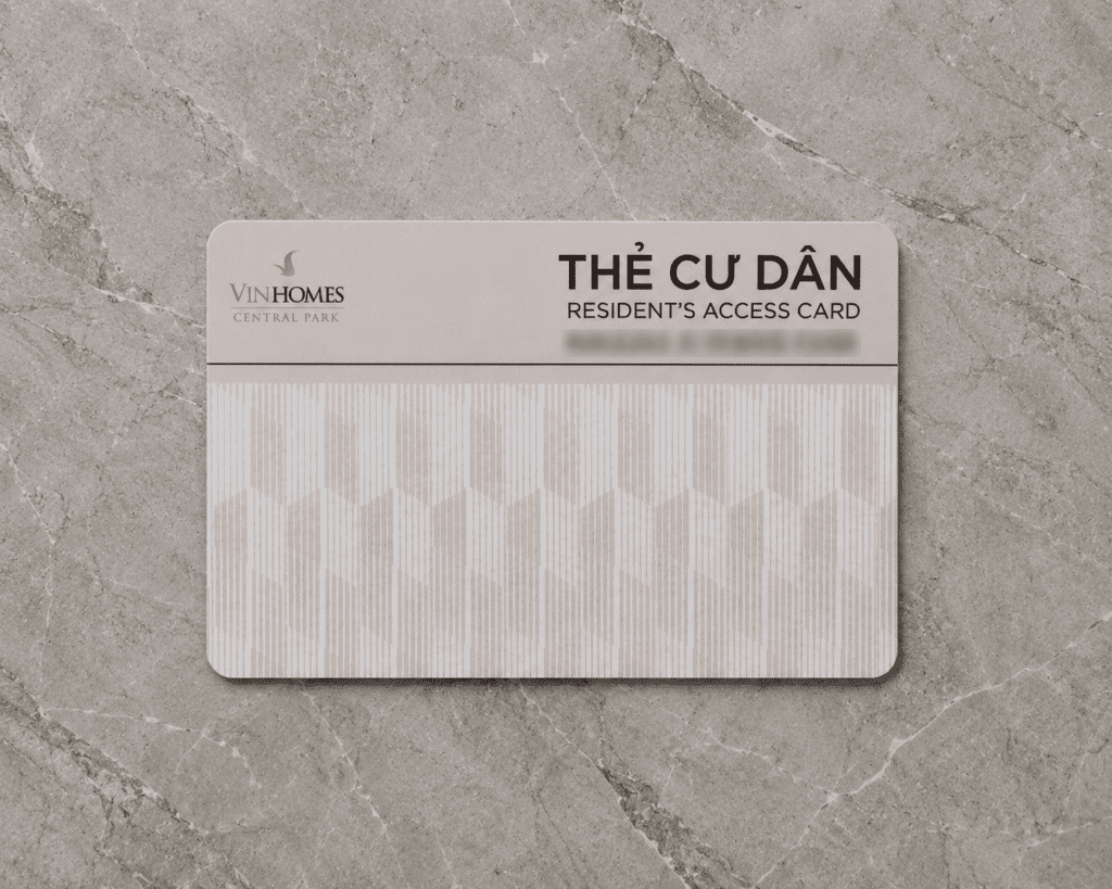thẻ cư dân Vinhomes Central Park