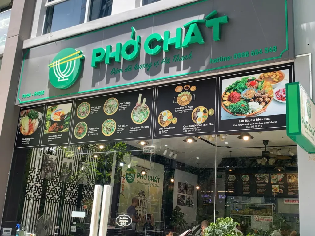 phở chất Vinhomes Central Park